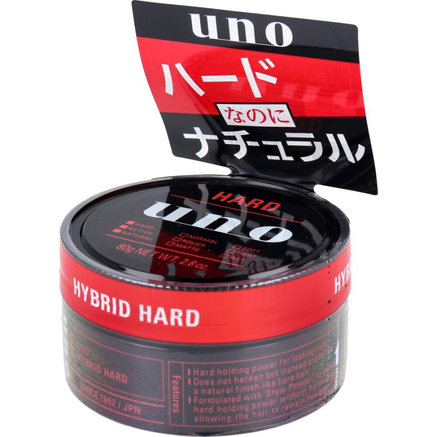 UNO(ウーノ) ハイブリッドハード f 整髪料 80g : シャイニングストア