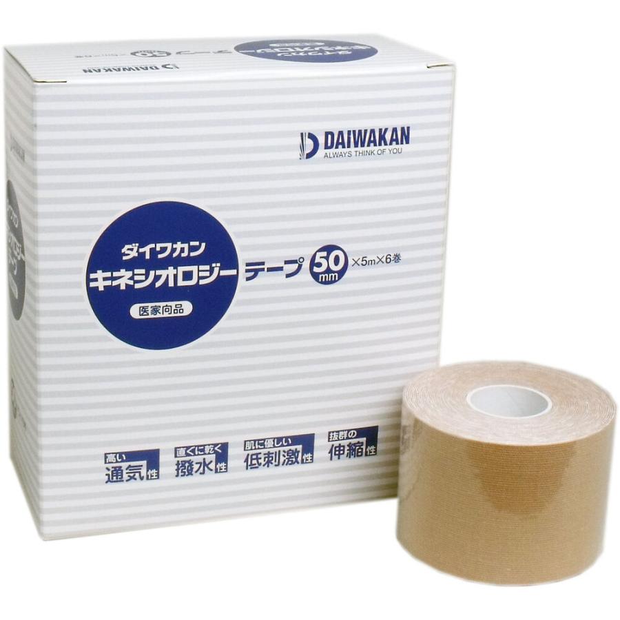 キネシオロジーテープ 医家向品 50mm×5m×6巻 : シャイニングストア