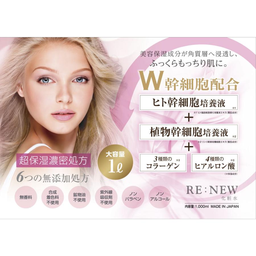 RE:NEW 化粧水 1000mL : シャイニングストアEXPRESS - 通販 - Yahoo
