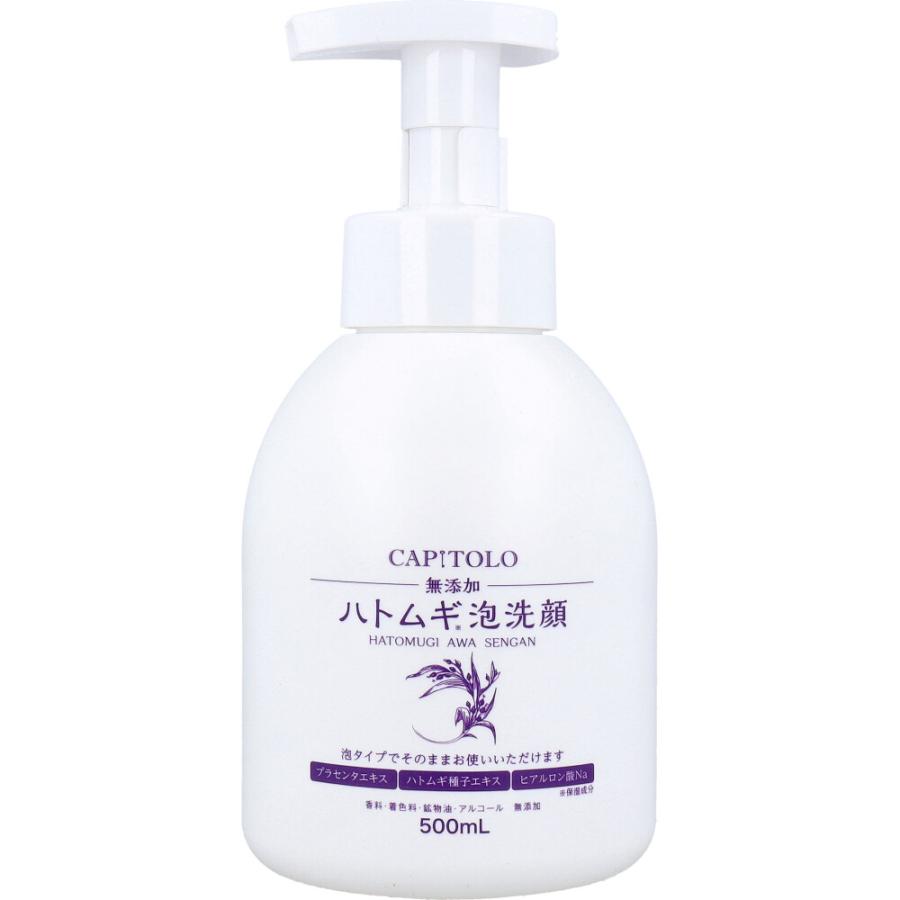 CAPITOLO(カピートロ) ハトムギ 泡洗顔フォーム 500mL : シャイニング