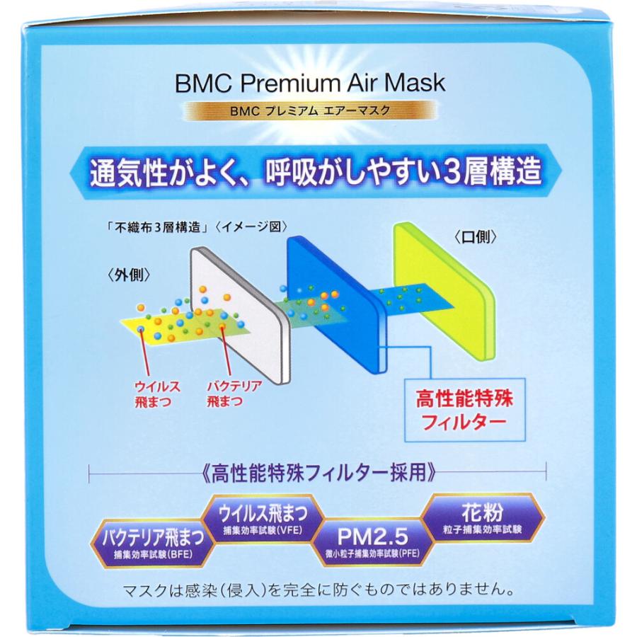 BMC プレミアムエアーマスク 1日使いきりタイプ ふつうサイズ 50枚入