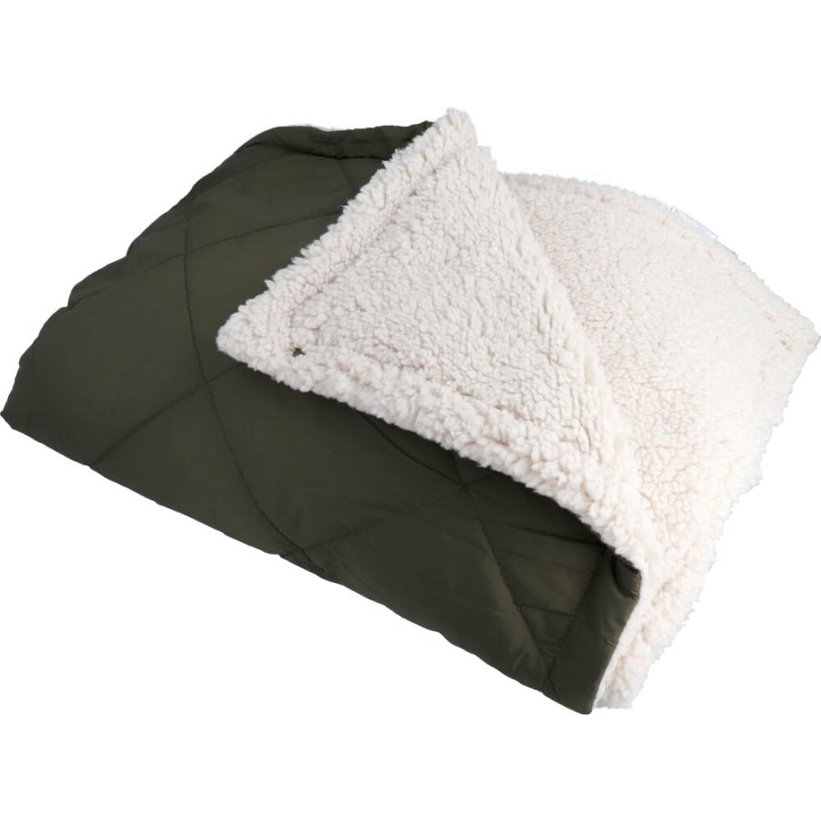 hokotto 極厚裏ボア 4WAYブランケット 80×125cm カーキ hokotto 極厚裏ボア 4WAYブランケット 80×125cm カーキ