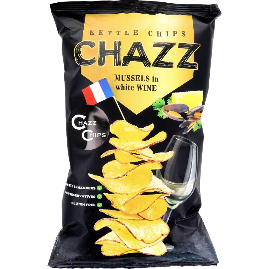 チャズチップス ムール貝&白ワイン 90g : シャイニングストア