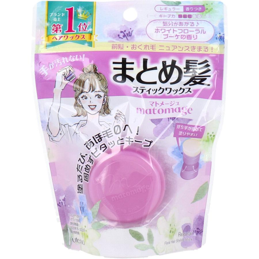 マトメージュ まとめ髪スティック レギュラー ホワイトフローラル