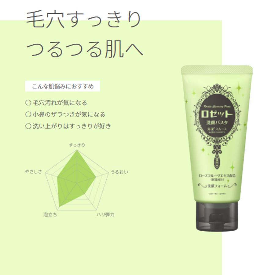 ロゼット洗顔パスタ 海泥スムース 洗顔フォーム 120g : シャイニング