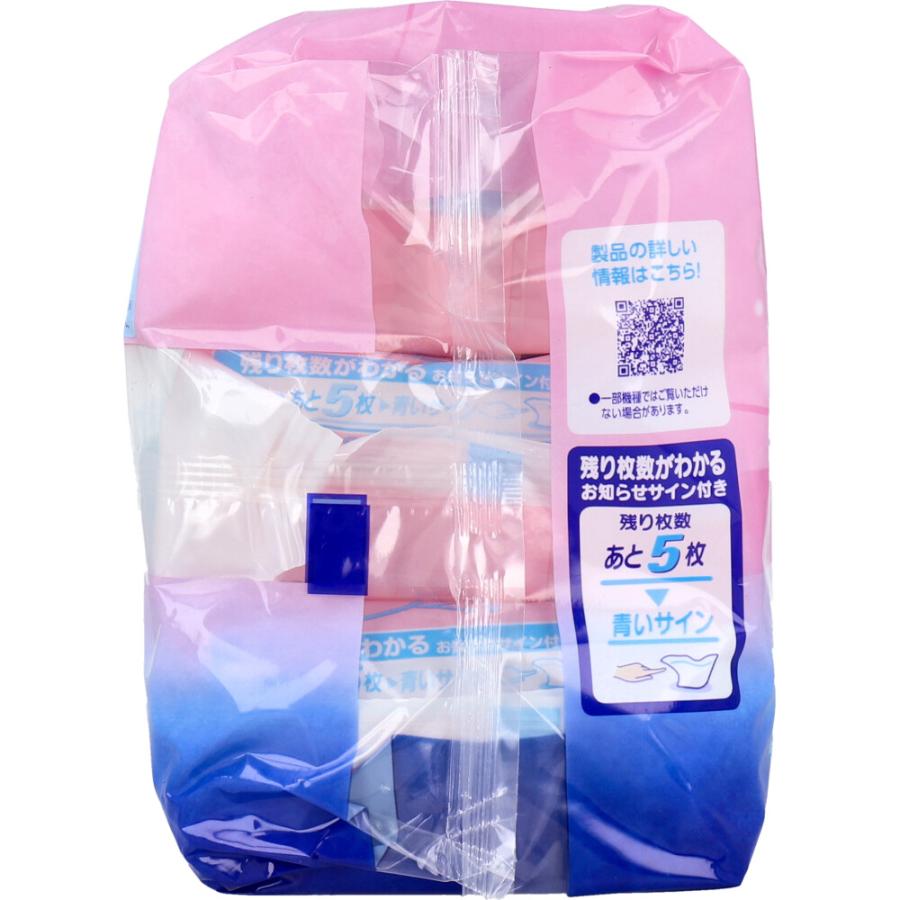 値下！【格安＆大量】　ムーニー おしりふき やわらか厚手 詰替 60枚×64個 ムーニーおしりふき やわらか厚手 詰替用 60枚×3個パック