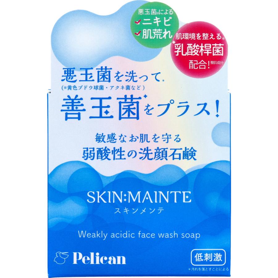 スキンメンテ 洗顔石鹸 チェリーブロッサムの香り 80g : シャイニング