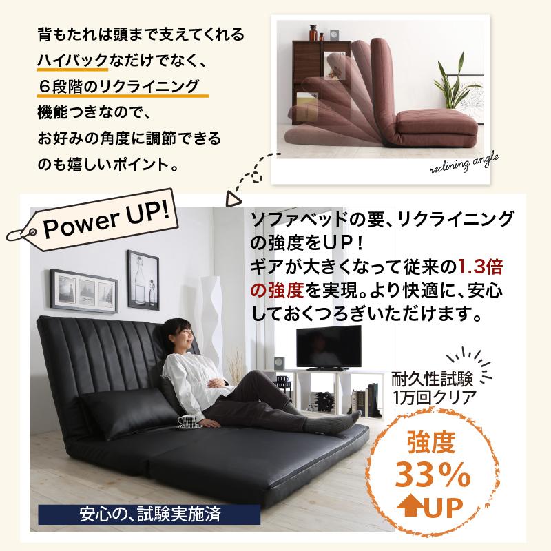 ソファーベッド 2人掛け コンパクト ソファ ソファー 120cm ハイバック