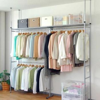 ツッパリウォークインクローゼットハンガーラック 奥行45cm スーパーワイド Sw 50 Sw ハンガーラック Ab シャイニングストア生活館 通販 Yahoo ショッピング