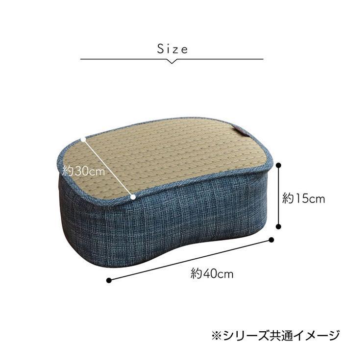 KOBA-GUARD 制菌 抗菌防臭 消臭 い草 スマホクッション 約30×40×15cm ブルー 3281799｜shiningstore-life｜08