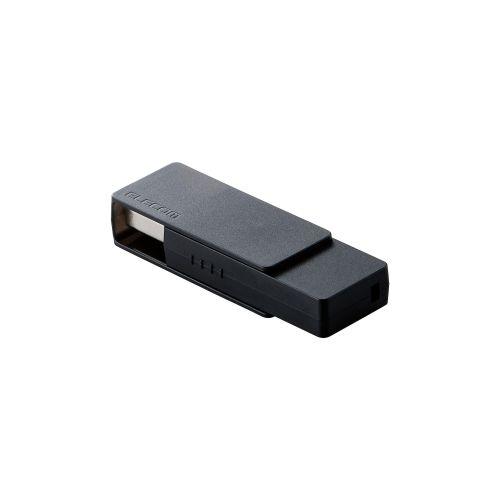 エレコム キャップ回転式USBメモリ(ブラック) MF-RMU3B032GBK｜shiningstore-life｜03