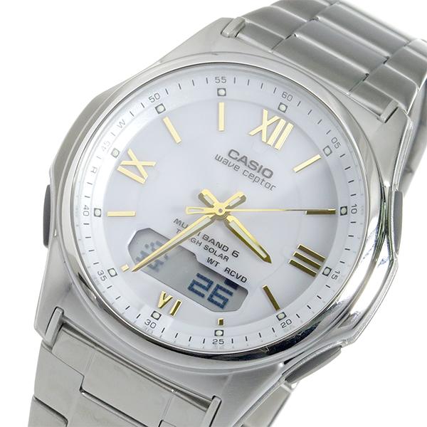 カシオ CASIO WAVE CEPTOR  電波 ソーラー メンズ 腕時計 WVA-M630D-7A2JF 国内正規 ホワイト｜shiningstore-life｜02