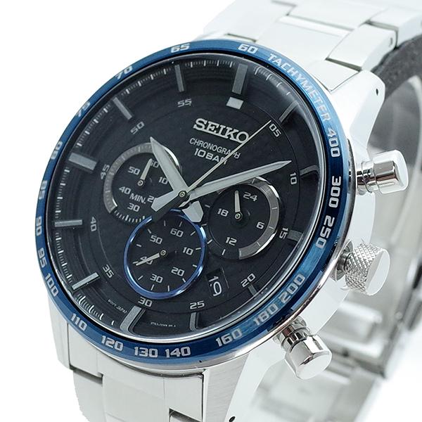 決算特価 送料無料 腕時計 メンズ セイコー Seiko 腕時計 メンズ Ssb357p1 クォーツ ブラックメタルブルー シルバー ステンレス ケース ステンレス ベルト 21年春夏再販 Www Skylanceronline Com