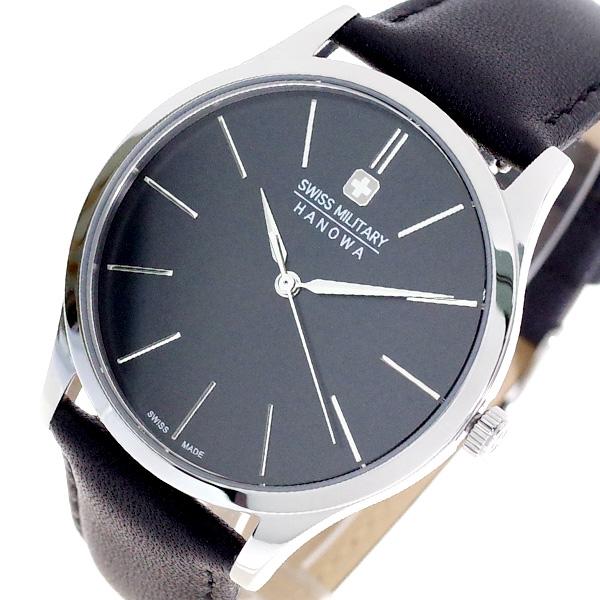 日本全国送料無料 腕時計 メンズ スイスミリタリー Swiss Military 腕時計 メンズ Ml 411 クォーツ ブラック ステンレス ケース レザー ベルト おすすめ Www Yalaphone Com