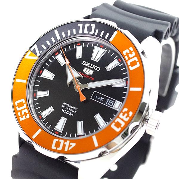 人気の中古 腕時計 メンズ腕時計 セイコー Seiko 腕時計 メンズ Srpc59j セイコー5 スポーツ Seiko5 Sports 自動巻き ブラック ステンレス ケース 樹脂 ベルト 販売数激少 Paynow Universalpapershredding Com