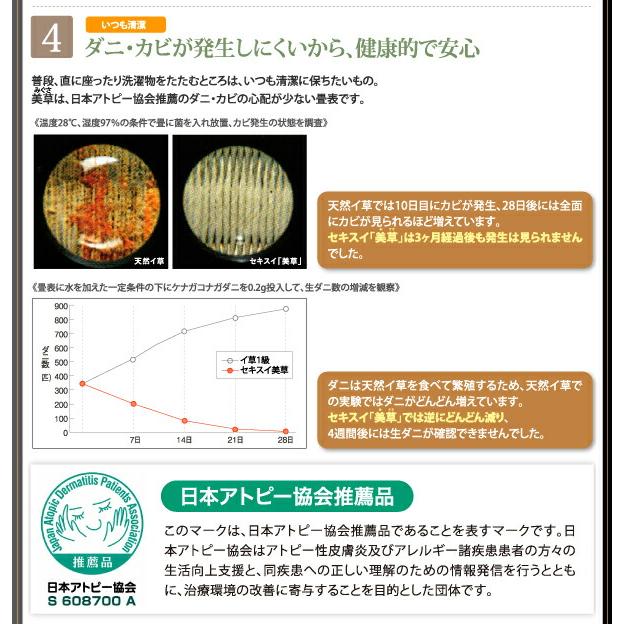お客様組立 美草・日本製_大容量畳跳ね上げベッド セミダブル 深さラージ