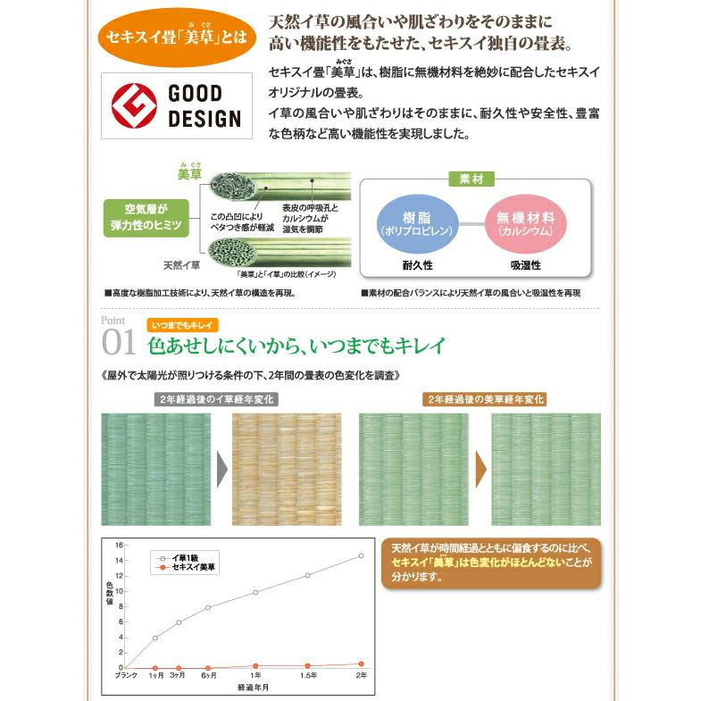 お客様組立 美草・日本製_大容量畳跳ね上げベッド セミダブル 深さグランド