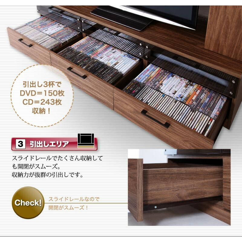 テレビ台 ハイタイプ リビング壁面収納 50型 50インチ 大型 テレビ台 ハイタイプ リビング壁面収納 50型 50インチ 大型