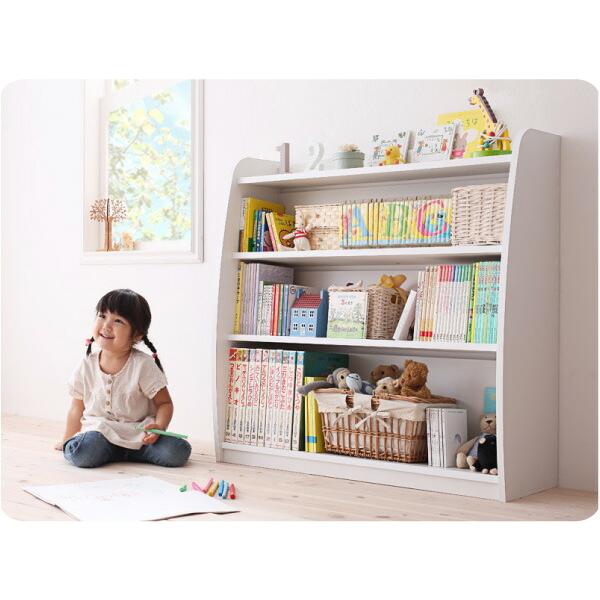 キッズ収納家具シリーズ 本棚 こども 完成品 絵本棚 絵本ラック キッズ収納家具シリーズ 本棚 こども 完成品 絵本棚 絵本ラック