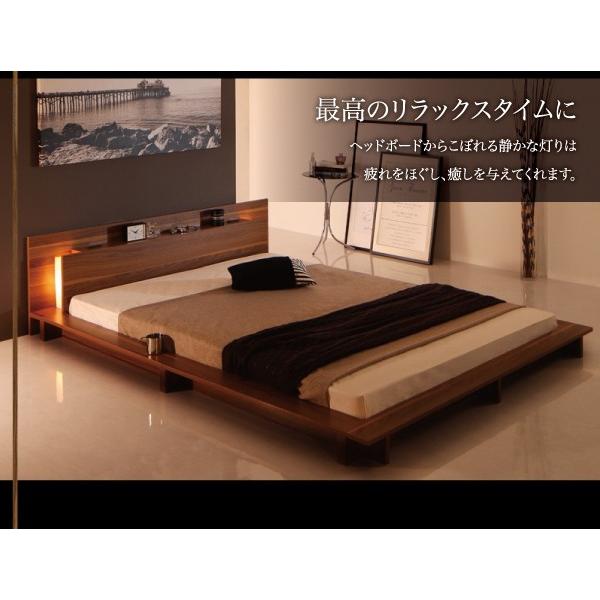 ★レア物 新品未開封 ベッドフレーム ベッド セミダブル マットレス付き モダンライト コンセント付きローベッド マルチラススーパースプリングマットレス付き セミダブル 【FKP1105591621】(39951円)