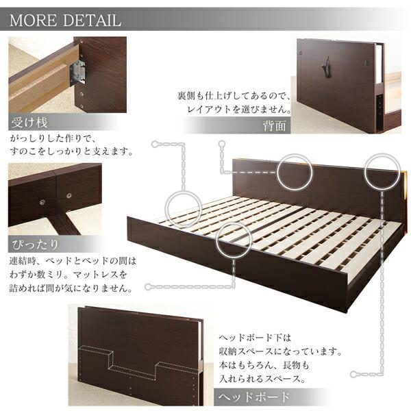 高さ調整できる国産ファミリーベッド ベッドフレームのみ シングル