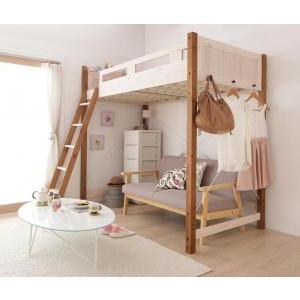 ベッドフレーム ロフトベッド シングル マットレス付き 狭い部屋におすすめ おしゃれな選べるロフトベッドシリーズ固綿マットレス付き天然木タイプシングル Ts シャイニングストア生活館 通販 Yahoo ショッピング