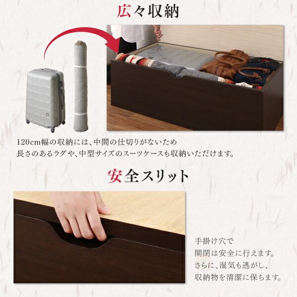 リビング収納 チェスト キャビネット タンス テレビ台 日本製 収納付きデザイン畳リビングステージ 畳ボックス収納 180×180cm ロータイプの画像