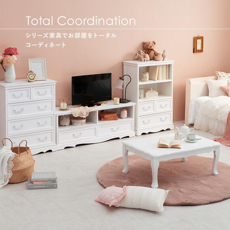 チェスト-MCH-アンティーク取っ手 4杯 50×33.5×91cmの画像