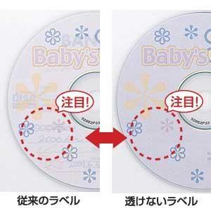 インクジェット透けないCDラベル(内径24mm・つやなしマット) LB-CDR004N｜shiningstore-next｜04