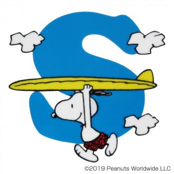 Snoopy スヌーピー イニシャルステッカー アルファベットs Sn229 Ab シャイニングストアnext 通販 Yahoo ショッピング