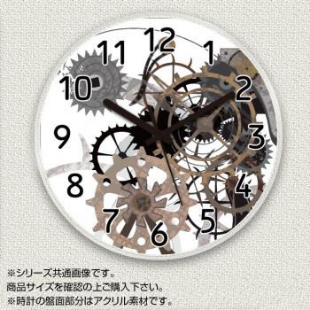 Myclo マイクロ 壁掛け時計 アクリル素材 クリア 丸型 23cm 機械 歯車 Com1691 Ab シャイニングストアnext 通販 Yahoo ショッピング