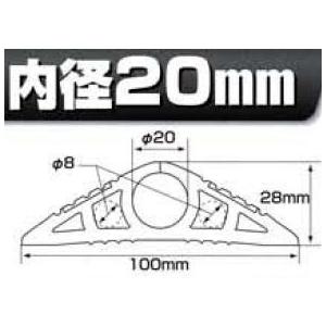 通販アウトレット半額 大研化成工業 ケーブルプロテクター 20φ×10m