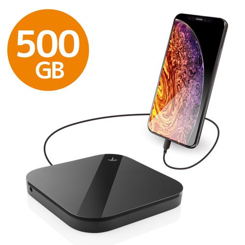 エレコム ELECOM Portable Drive USB3.0 500GB Black スマートフォン用 