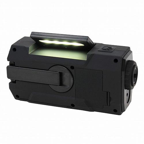 WINTECH 防滴手回し充電ラジオライト KDR-201CWP-BK｜shiningstore-next｜06