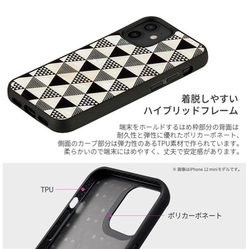 ikins 天然貝ケース for iPhone 13 mini Pyramid I21042i13MN｜shiningstore-next｜05