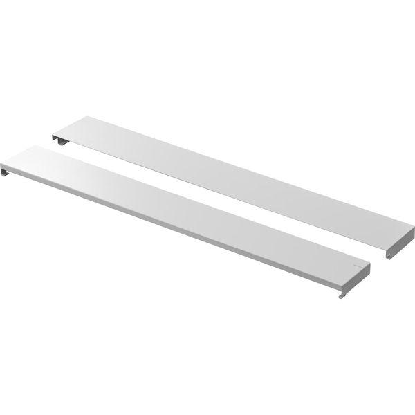 tower 奥行伸縮排気口カバー タワー ７５ｃｍコンロ用 ホワイト | 山崎実業 | 02