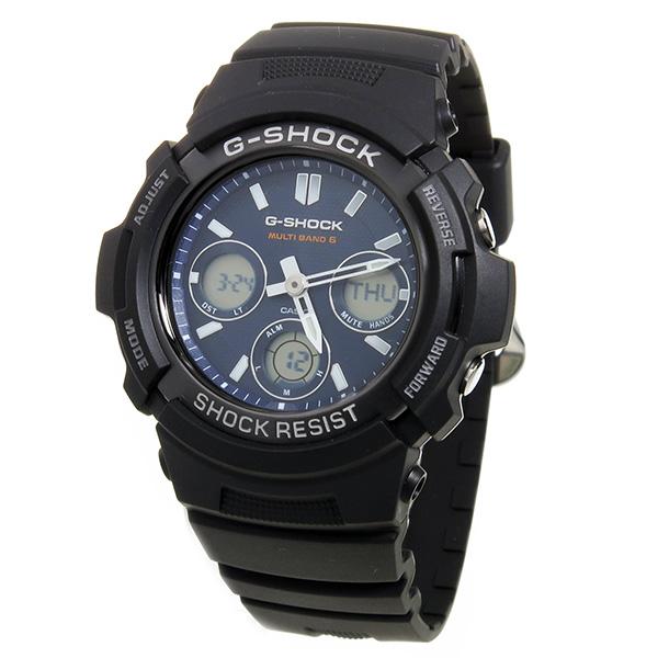 カシオ Gショック G-SHOCK クオーツ メンズ 腕時計 AWG-M100SB-2A ネイビー ネイビー｜shiningstore-next｜03