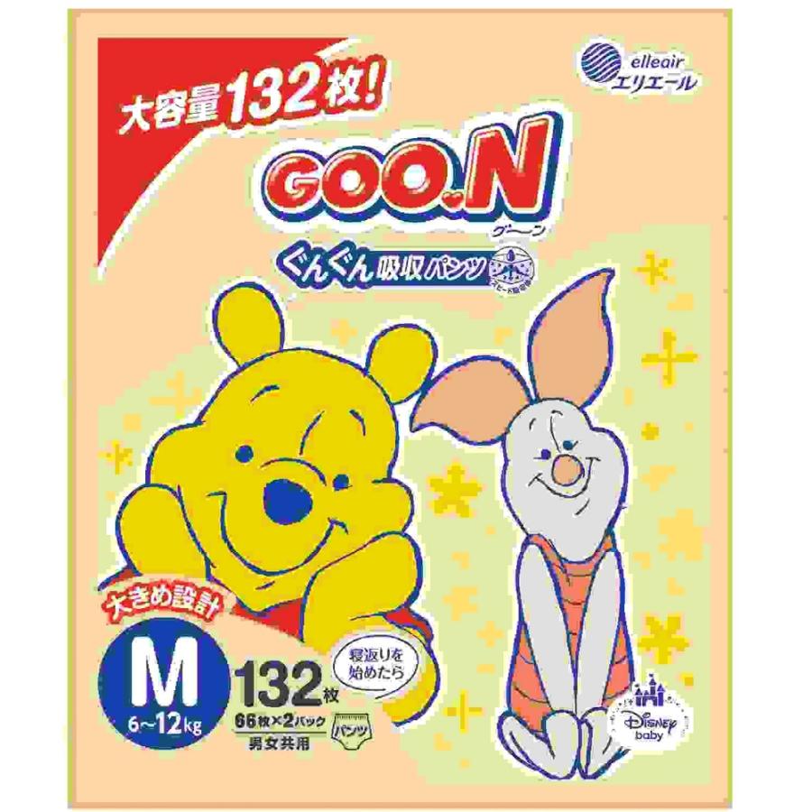 グーンぐんぐん吸収パンツMサイズ66枚*2ケース品 × 1点 : シャイニング 