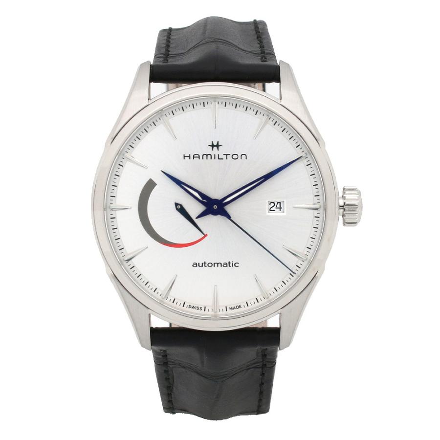 ハミルトン HAMILTON 腕時計 H32635781 メンズ JAZZ MASTER ジャズマスター パワーリザーブ オート 自動巻き シルバー ブラック｜shiningstore-next｜03
