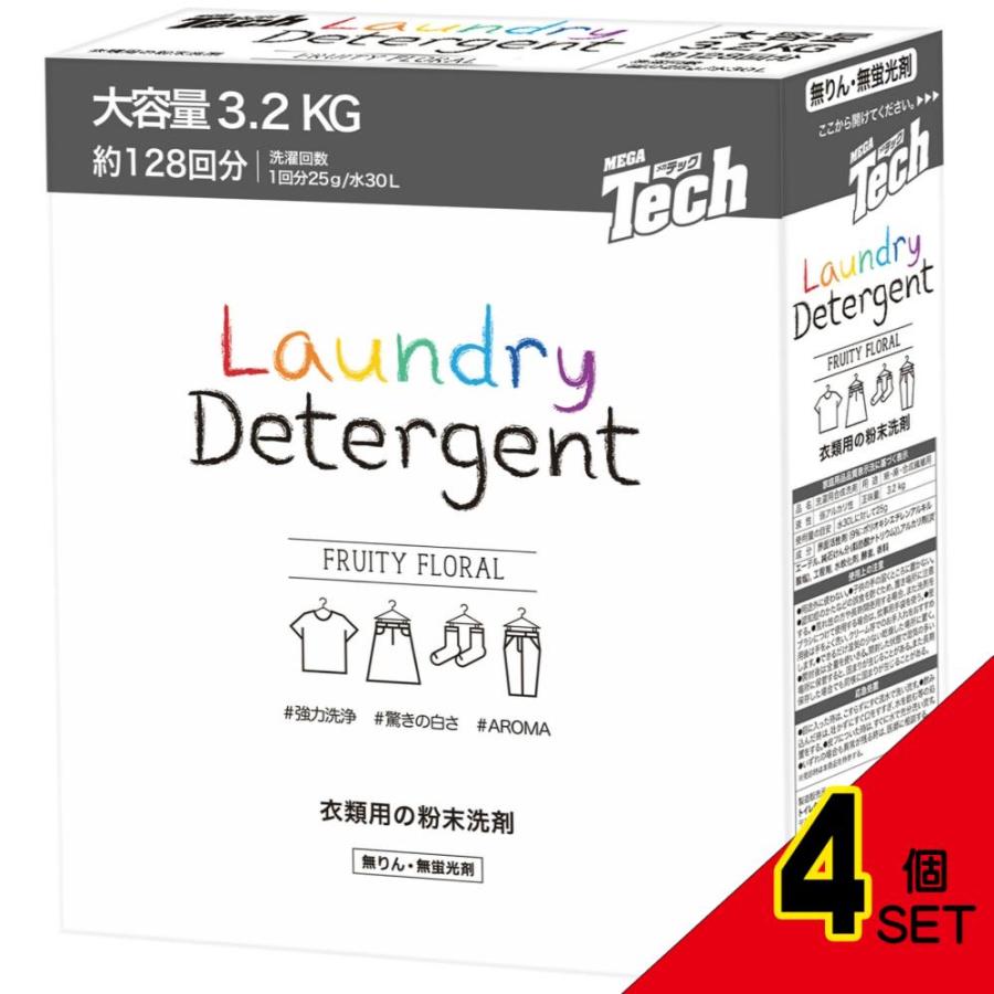 メガテック洗たく用粉末洗剤 × 4点 : シャイニングストアNEXT - 通販