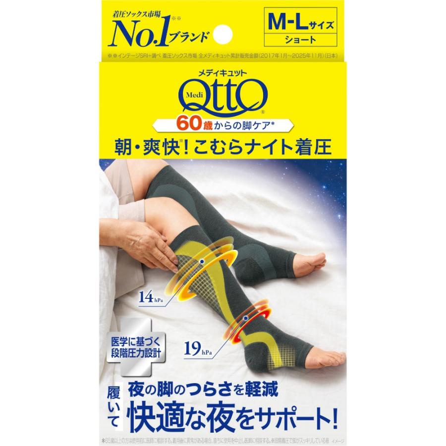 メディキュットこむらスッキリ着圧ナイトソックスMーL : シャイニング