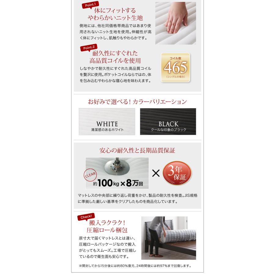 【正規販売店】 ベッドフレーム フロアベッド マットレス付き スーパーワイドキングサイズ 大型モダンフロアベッド 国産カバーポケットコイルマットレス付き ワイドK200 【B1086353985】(39257円)