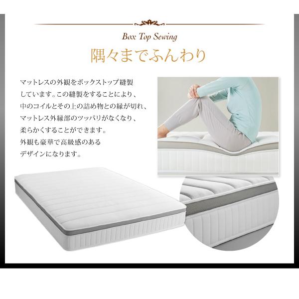 日本人技術者設計 超快眠 マットレス 抗菌防臭防ダニ2層コイル ホテル