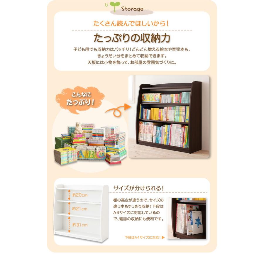 キッズ収納家具シリーズ 本棚 こども 完成品 絵本棚 絵本ラック おもちゃ 収納 おもちゃ箱 ラック ボックス 木製 収納 おもちゃラック トイボックス キッズ