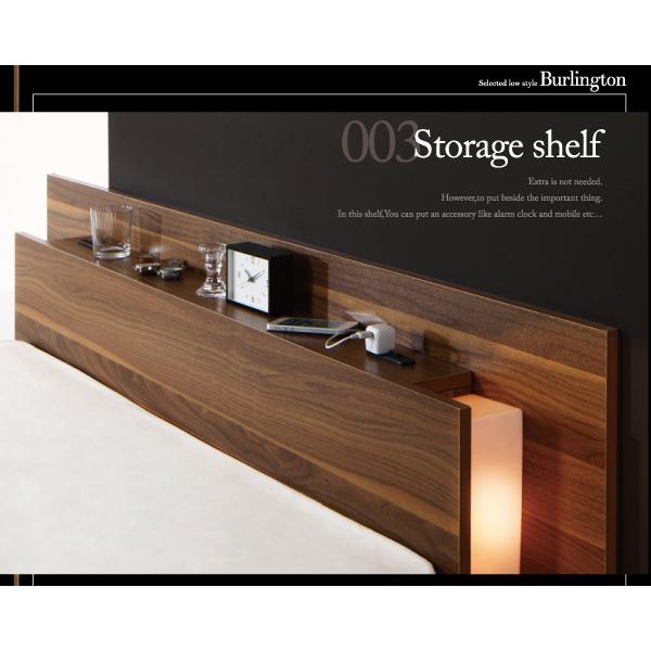 中古品 ベッドフレーム ベッド セミダブル マットレス付き モダンライト コンセント付きローベッド マルチラススーパースプリングマットレス付き セミダブル 【ZYX9683283882】(34992円)