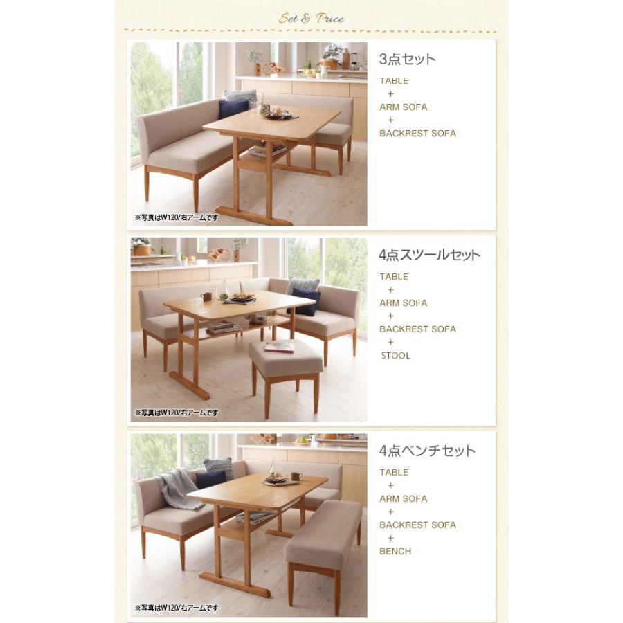 ダイニングテーブル ダイニング コンパクトリビングダイニングシリーズ ダイニングテーブル単品 W150_8