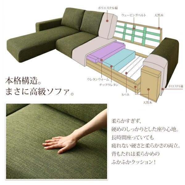 フロアソファ フロアコーナーカウチソファ オットマン : シャイニング