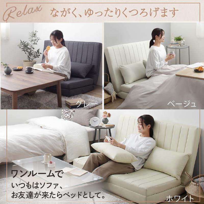 ソファーベッド 2人掛け コンパクト ソファ ソファー 120cm ハイバック