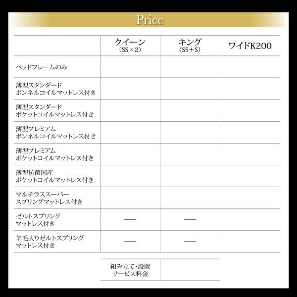 収納付きベッド シングルベッド セミダブルベッド 収納 収納付き 収納ベッド 薄型プレミアムボンネルコイルマットレス付き 縦開き ワイドK200 組立設置付_15