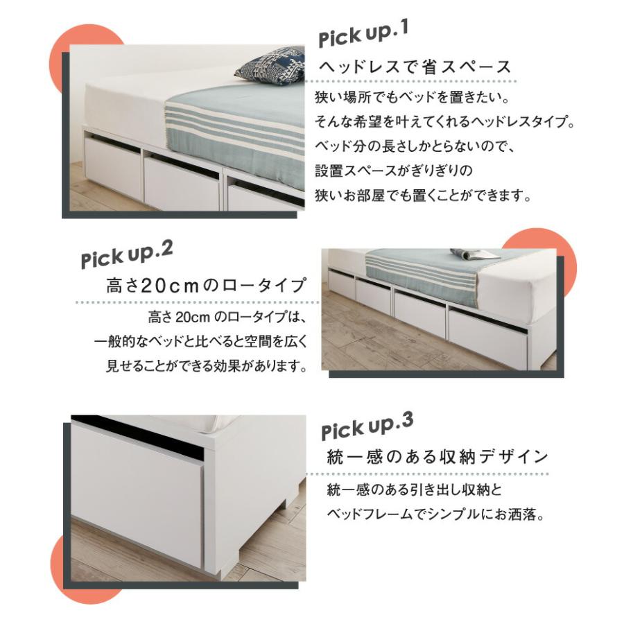ベッド 収納付きベッド フィッツ フレームのみ ベット シングルベッド